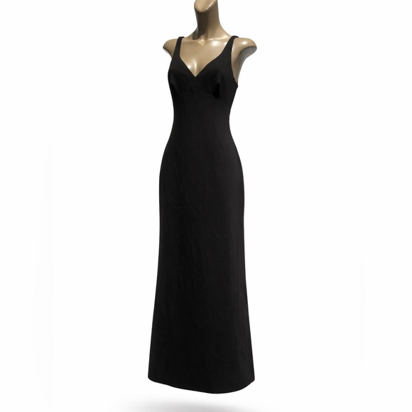 Reformation maxi dress deep V side slits - Picture 3 of 8